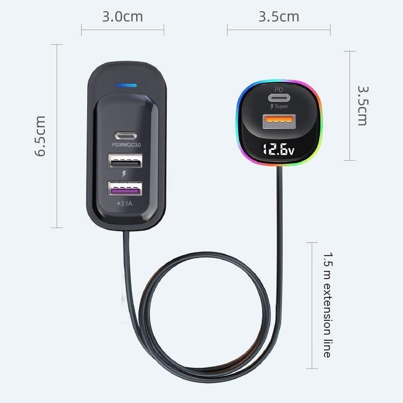 Power Up Your Crew: 5-Port Super Fast Car Charger - US Style Inc.