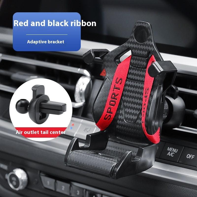 Racing Seat Shape Car Phone Holder Auto Air Vent Mobile Phone Clip 360 Degree Rotatable Car Cellphone Rack For Car Interior - US Style Inc.