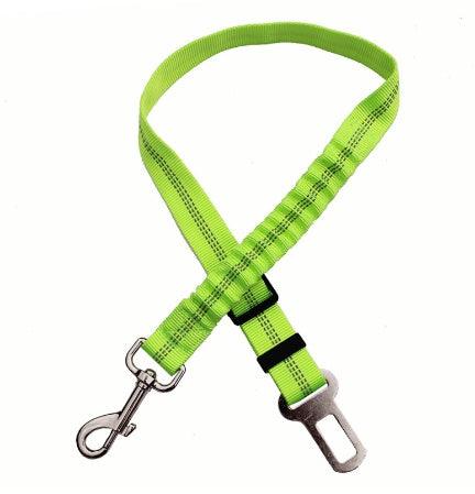 Safe & Secure Ride: Adjustable Dog Seatbelt with Reflective Rope - US Style Inc.