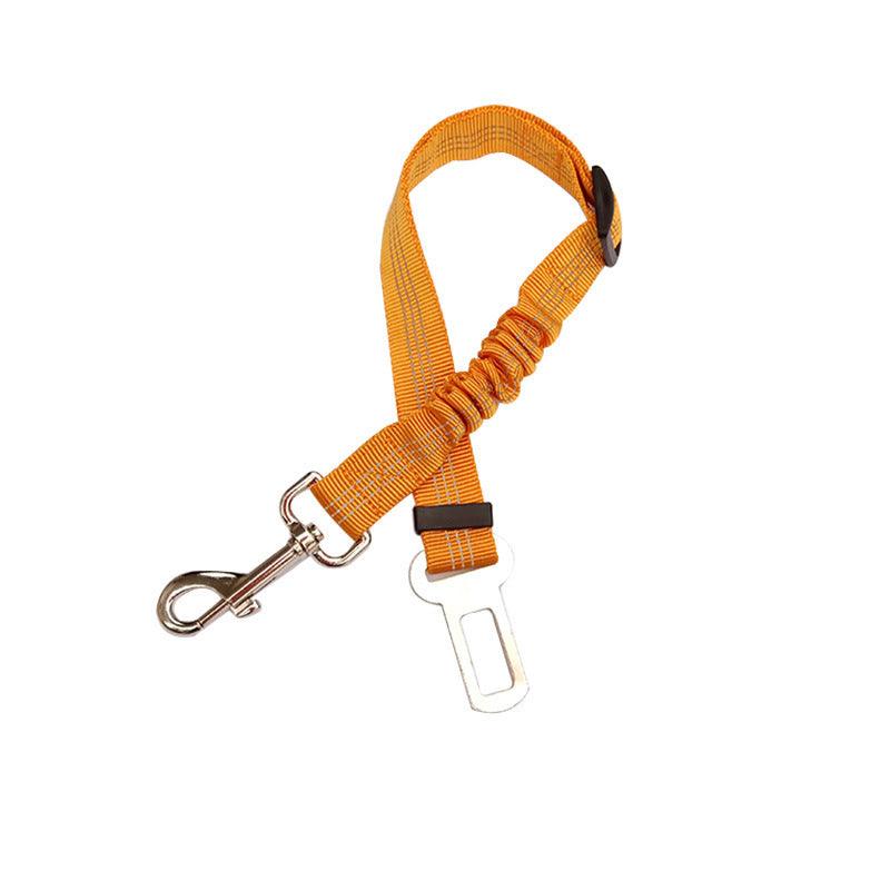 Safe & Secure Ride: Adjustable Dog Seatbelt with Reflective Rope - US Style Inc.