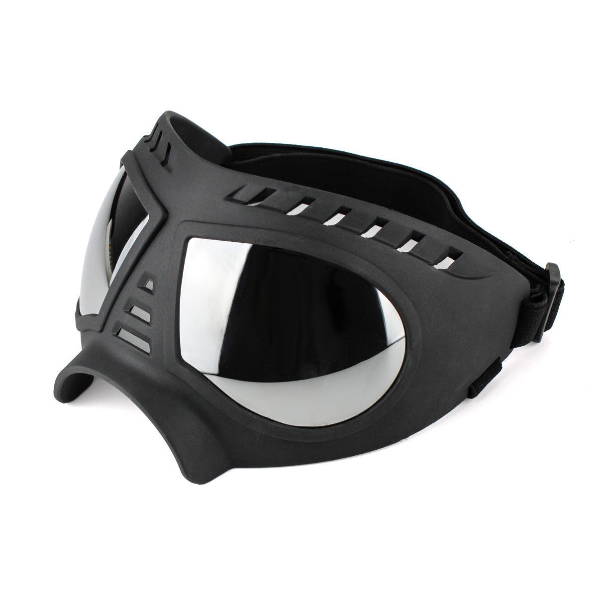 Pet Dog Goggles Black Big Frame at US Style Co