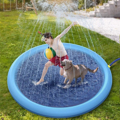 splash pad for kids and pets fun time non slippery - US Style Inc.