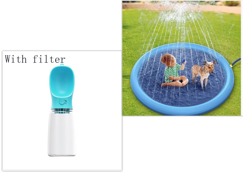 splash pad for kids and pets fun time non slippery - US Style Inc.