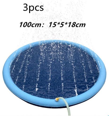 splash pad for kids and pets fun time non slippery - US Style Inc.