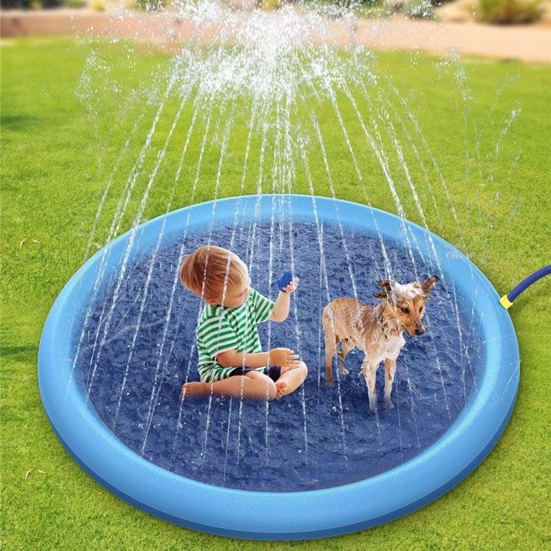 splash pad for kids and pets fun time non slippery - US Style Inc.