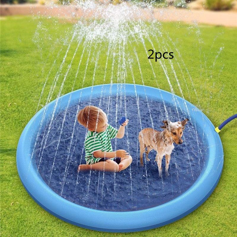 splash pad for kids and pets fun time non slippery - US Style Inc.