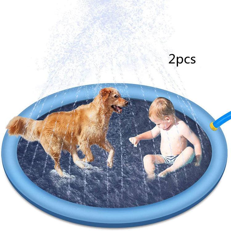 splash pad for kids and pets fun time non slippery - US Style Inc.