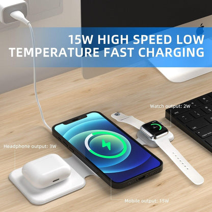 Upgrade Your Charge: 3-in-1 Magnetic Wireless Charger - US Style Inc.