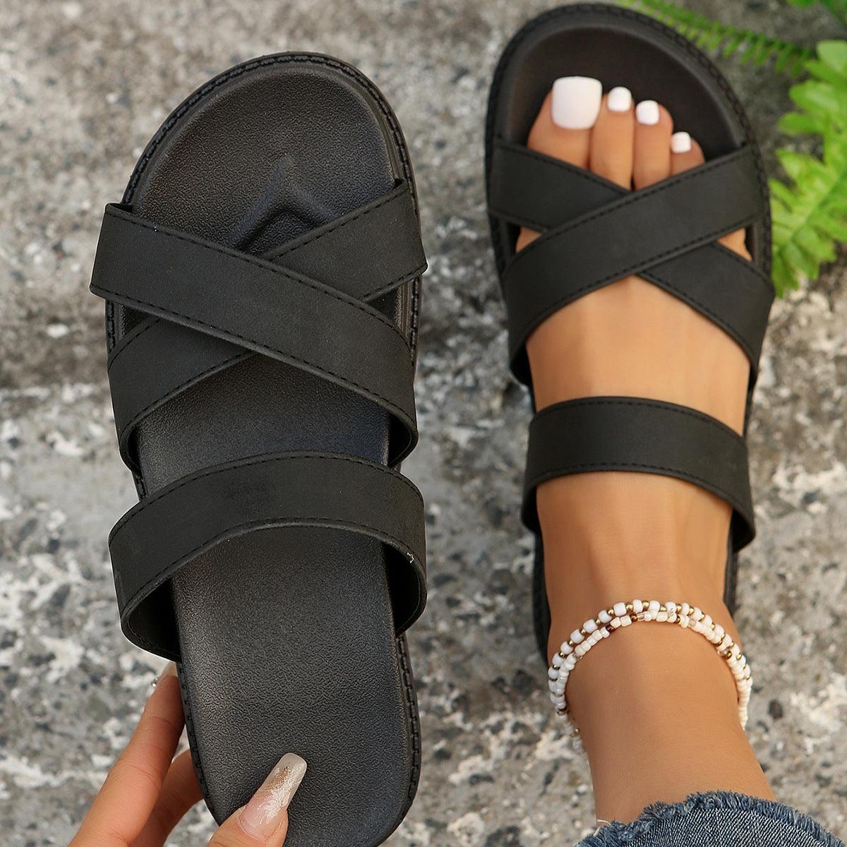 Women's Comfort Cross Sandals - US Style Inc.