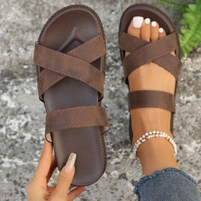 Women's Comfort Cross Sandals - US Style Inc.