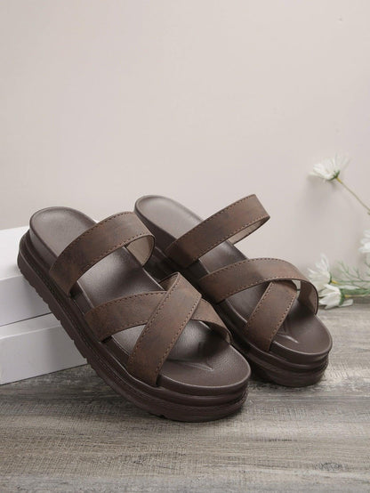 Women's Comfort Cross Sandals - US Style Inc.