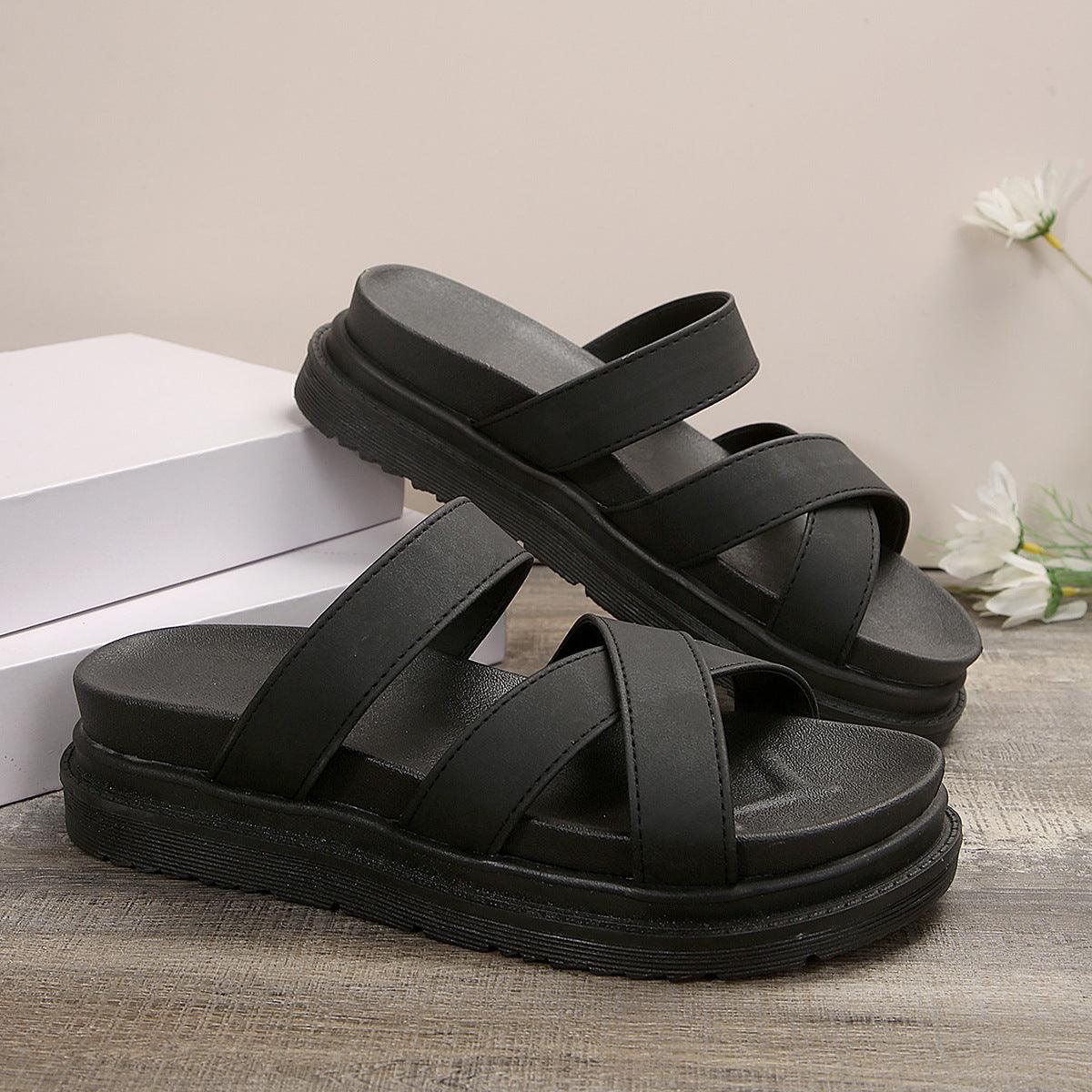 Women's Comfort Cross Sandals - US Style Inc.